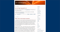 Desktop Screenshot of onconvergence.typepad.com
