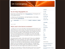 Tablet Screenshot of onconvergence.typepad.com
