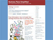 Tablet Screenshot of business-plans-simplified.typepad.com