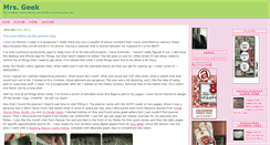 Desktop Screenshot of mrsgeek.typepad.com
