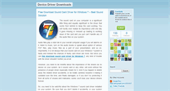 Desktop Screenshot of devicedriverupdate.typepad.com