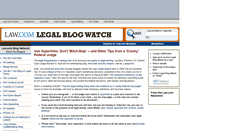 Desktop Screenshot of legalblogwatch.typepad.com