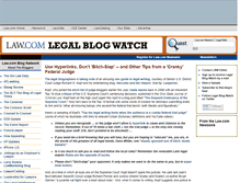 Tablet Screenshot of legalblogwatch.typepad.com