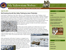 Tablet Screenshot of myyellowstonewolves.typepad.com