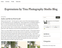 Tablet Screenshot of expressionsbytina.typepad.com