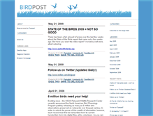 Tablet Screenshot of birdpost.typepad.com