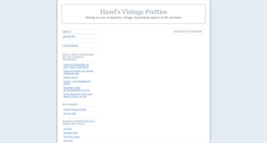 Desktop Screenshot of hazelsvintagepretties.typepad.com