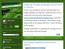 Tablet Screenshot of mystampingheaven.typepad.com