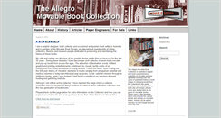 Desktop Screenshot of allegrobookcollection.typepad.com