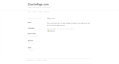 Desktop Screenshot of charliepage.typepad.com