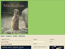 Tablet Screenshot of maxredline.typepad.com