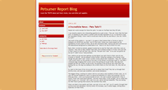 Desktop Screenshot of petsumerreport.typepad.com