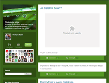 Tablet Screenshot of disleksija.typepad.com