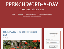 Tablet Screenshot of french-word-a-day.typepad.com