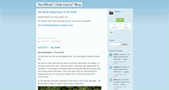 Desktop Screenshot of ihatecancer.typepad.com