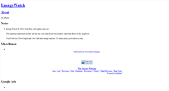 Desktop Screenshot of energywatch.typepad.com
