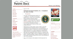 Desktop Screenshot of patentdocs.typepad.com