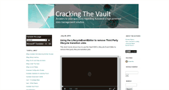 Desktop Screenshot of crackingthevault.typepad.com