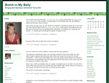 Tablet Screenshot of bombinmybelly.typepad.com