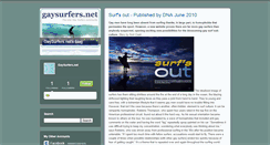 Desktop Screenshot of gaysurfers.typepad.com