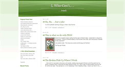Desktop Screenshot of iwhocant.typepad.com