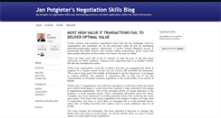 Desktop Screenshot of biznegotiation.typepad.com