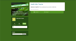 Desktop Screenshot of healthaftertrauma.typepad.com