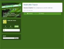 Tablet Screenshot of healthaftertrauma.typepad.com