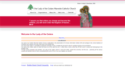 Desktop Screenshot of ourladyofthecedars.typepad.com