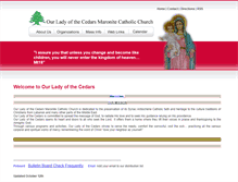 Tablet Screenshot of ourladyofthecedars.typepad.com