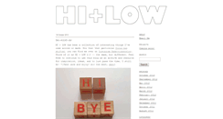 Desktop Screenshot of hi-and-low.typepad.com