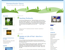 Tablet Screenshot of homeschoolersavvy.typepad.com