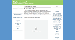 Desktop Screenshot of digitalinteractif.typepad.com