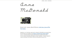Desktop Screenshot of annamcdonald.typepad.com