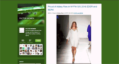 Desktop Screenshot of factorwomen.typepad.com