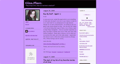 Desktop Screenshot of ginaplace.typepad.com