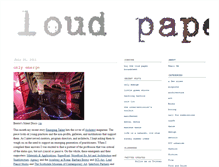 Tablet Screenshot of loudpaper.typepad.com