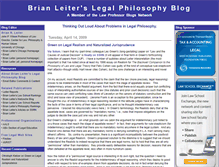 Tablet Screenshot of leiterlegalphilosophy.typepad.com