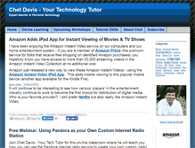 Tablet Screenshot of chetdavis.typepad.com