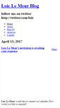 Mobile Screenshot of loiclemeur.typepad.com