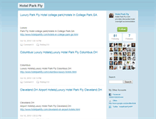 Tablet Screenshot of hotelparkfly.typepad.com