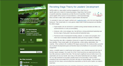 Desktop Screenshot of nourseleadership.typepad.com