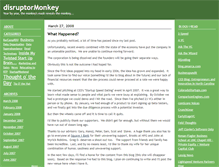 Tablet Screenshot of disruptormonkey.typepad.com