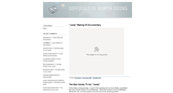 Desktop Screenshot of difficultisworthdoing.typepad.com
