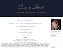 Tablet Screenshot of luxeandlucid.typepad.com