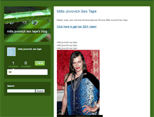 Tablet Screenshot of millajovovichsextapecostly.typepad.com