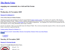 Tablet Screenshot of davisvoice.typepad.com