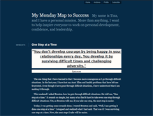 Tablet Screenshot of mymondaymaptosuccess.typepad.com