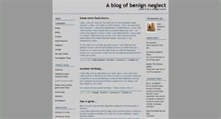 Desktop Screenshot of benignneglect.typepad.com