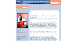 Desktop Screenshot of nabokov.typepad.com